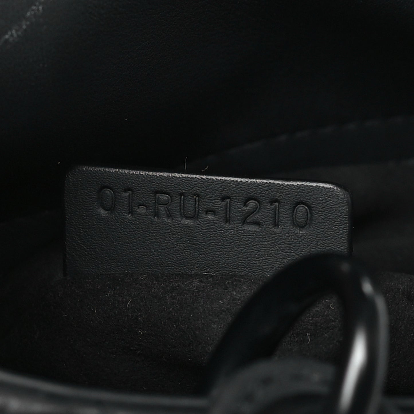 Ultra Matte Calfskin Cannage Mini Lady Dior Black