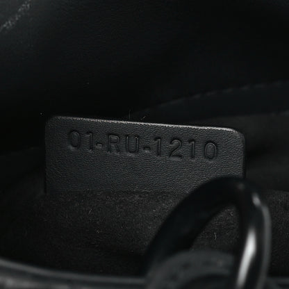 Christian Dior Ultra Matte Calfskin Cannage Mini Lady Dior Black 7 of 9