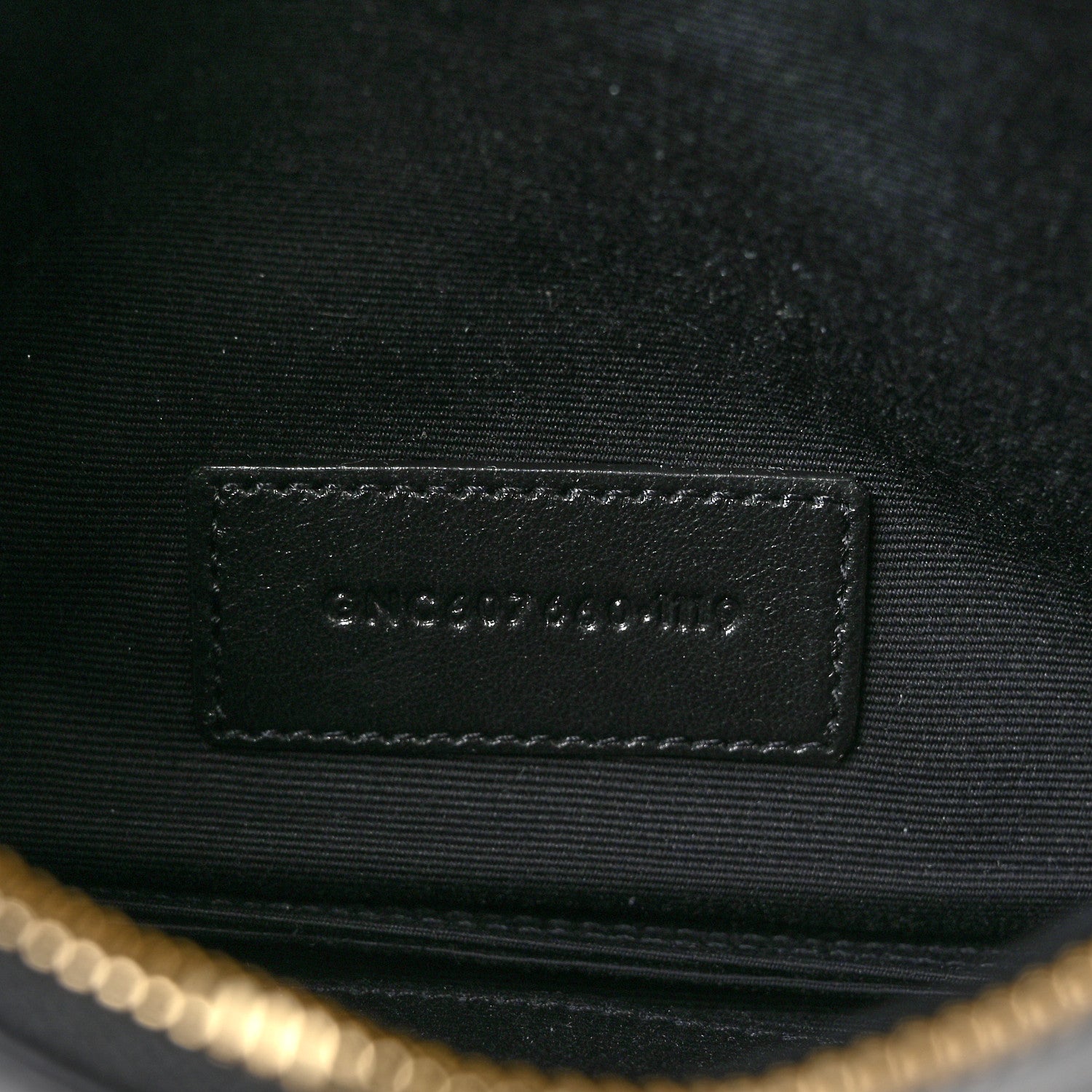 Saint Laurent Smooth Calfskin Monogram Bill Pouch Black 7 of 10