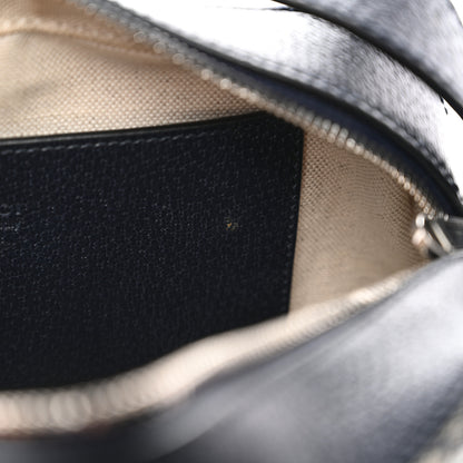 Gucci GG Supreme Monogram Textured Dollar Calfskin Web Small Ophidia Camera Bag Beige Blue 13 of 13