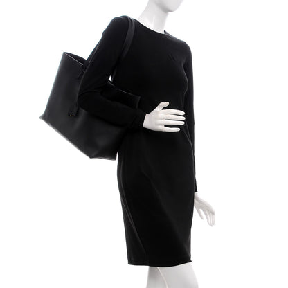 Saint Laurent Calfskin Large Shopping Tote Black 2 of 12