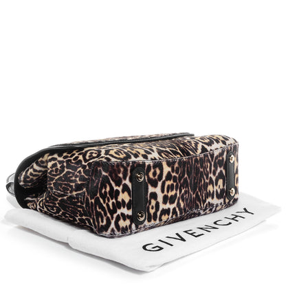 Givenchy Calf Hair Leopard Print Mirte Saddle Bag 4 of 10