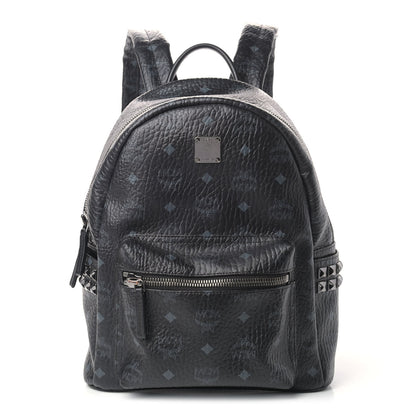 MCM Visetos Small Side Stud Stark Backpack Black 1 of 11