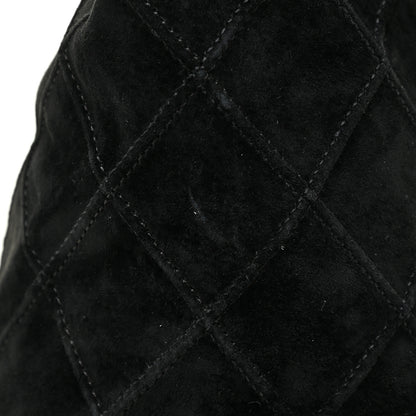 Chanel Suede Stitched Hobo Black 15 of 19