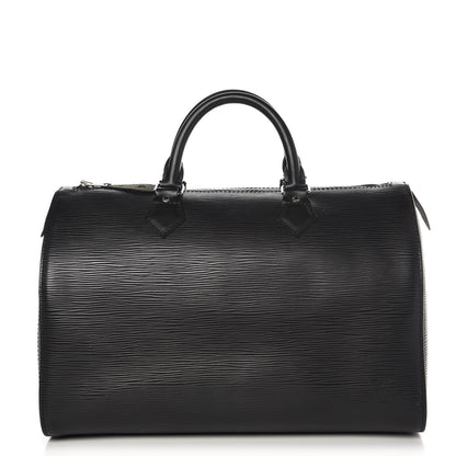 Louis Vuitton Epi Speedy 30 Black 1 of 7