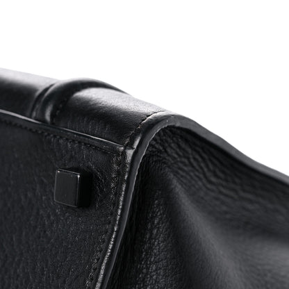 Celine Grained Calfskin Medium Phantom Luggage Black 10 of 16