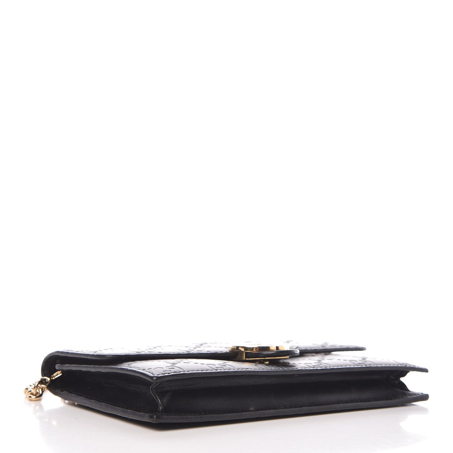 Guccissima Icon Chain Wallet Black
