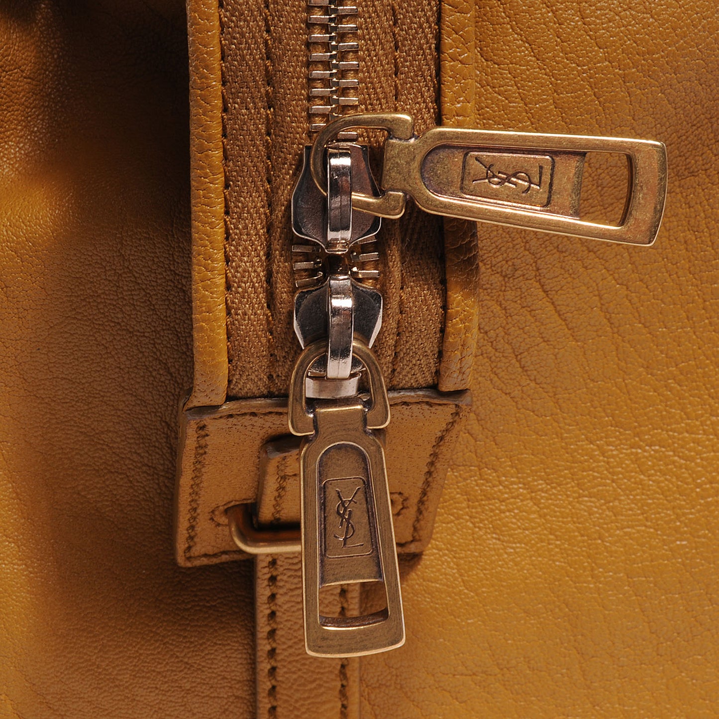 Leather Large Cabas ChYc Mustard