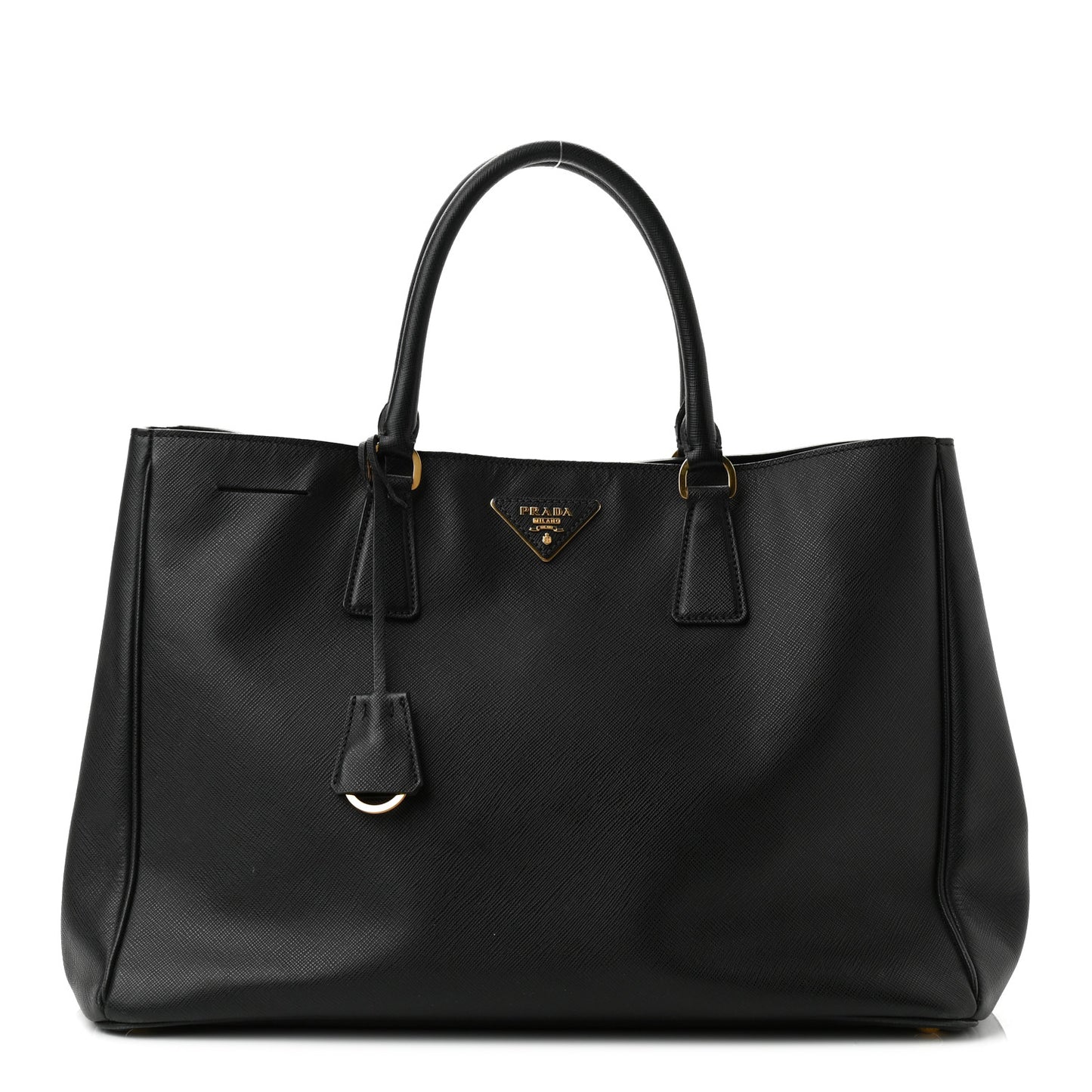 Saffiano Lux Large Tote Black