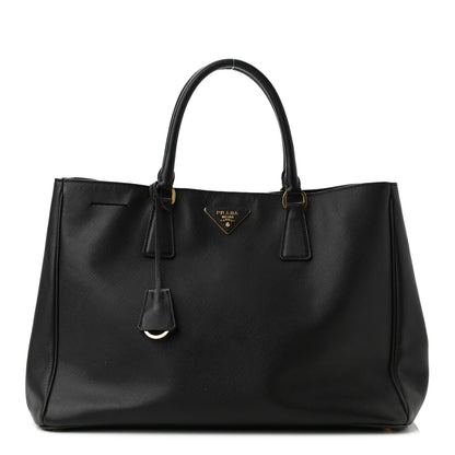 Prada Saffiano Lux Large Tote Black 1 of 10