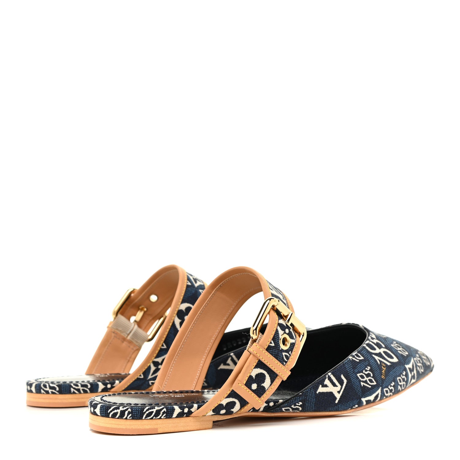 Louis Vuitton Since 1854 Sofia Flat Mule 40 Blue 5 of 9