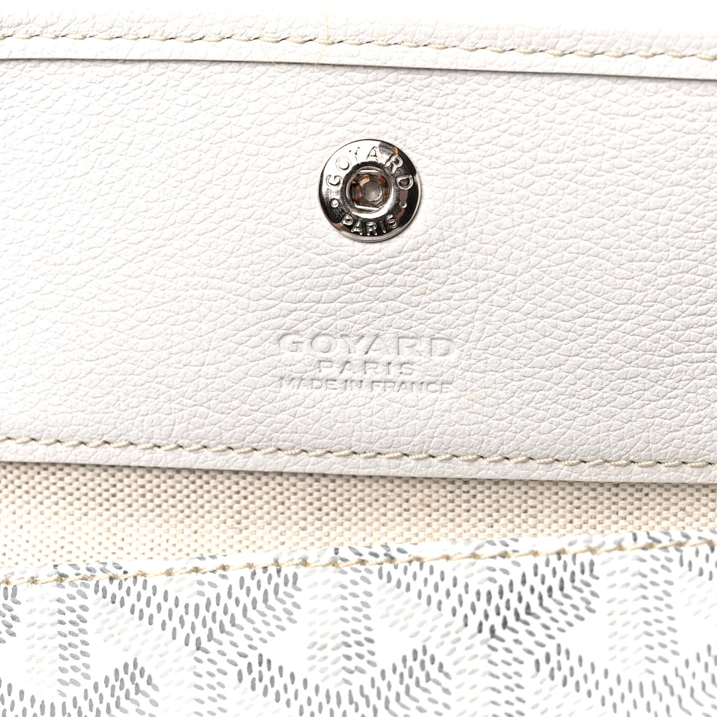 Goyardine Saint Louis PM White