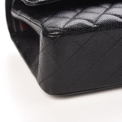 Chanel Caviar Quilted Medium Double Flap Black 5 of 10