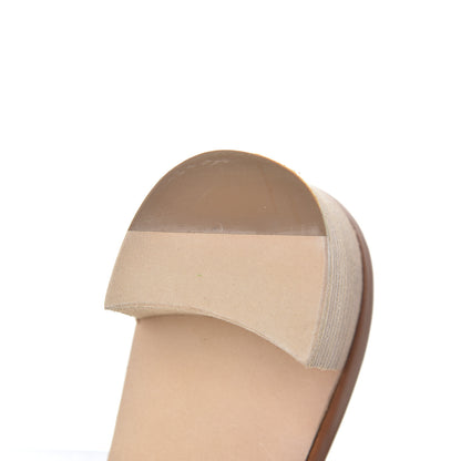 Hermes Calfskin Oasis Sandals 40 Gold 9 of 18