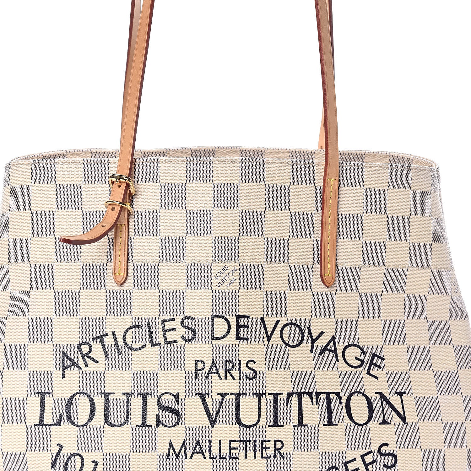 Louis Vuitton Damier Azur Cabas Adventure MM 7 of 9