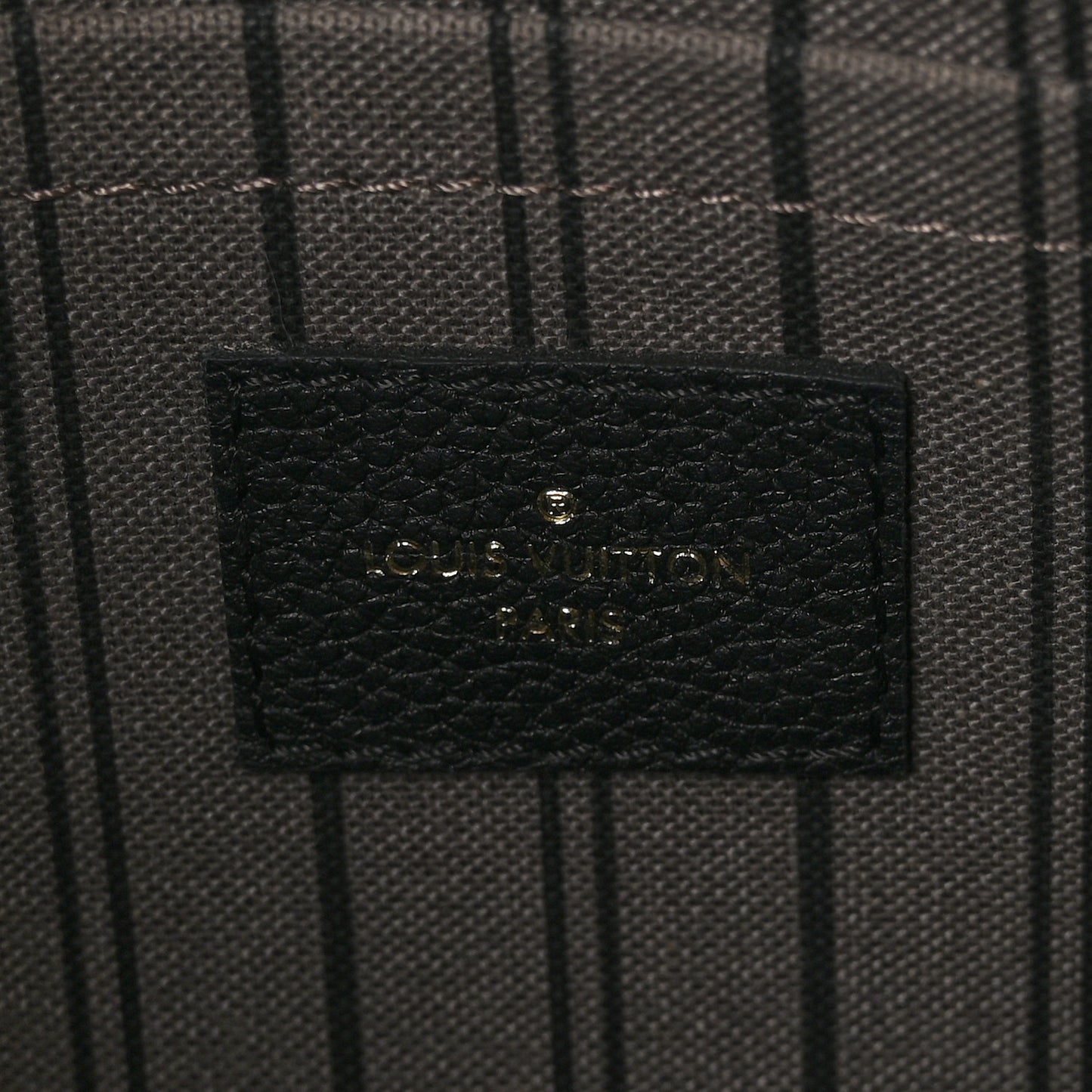 LOUIS VUITTON Empreinte Montaigne MM Black