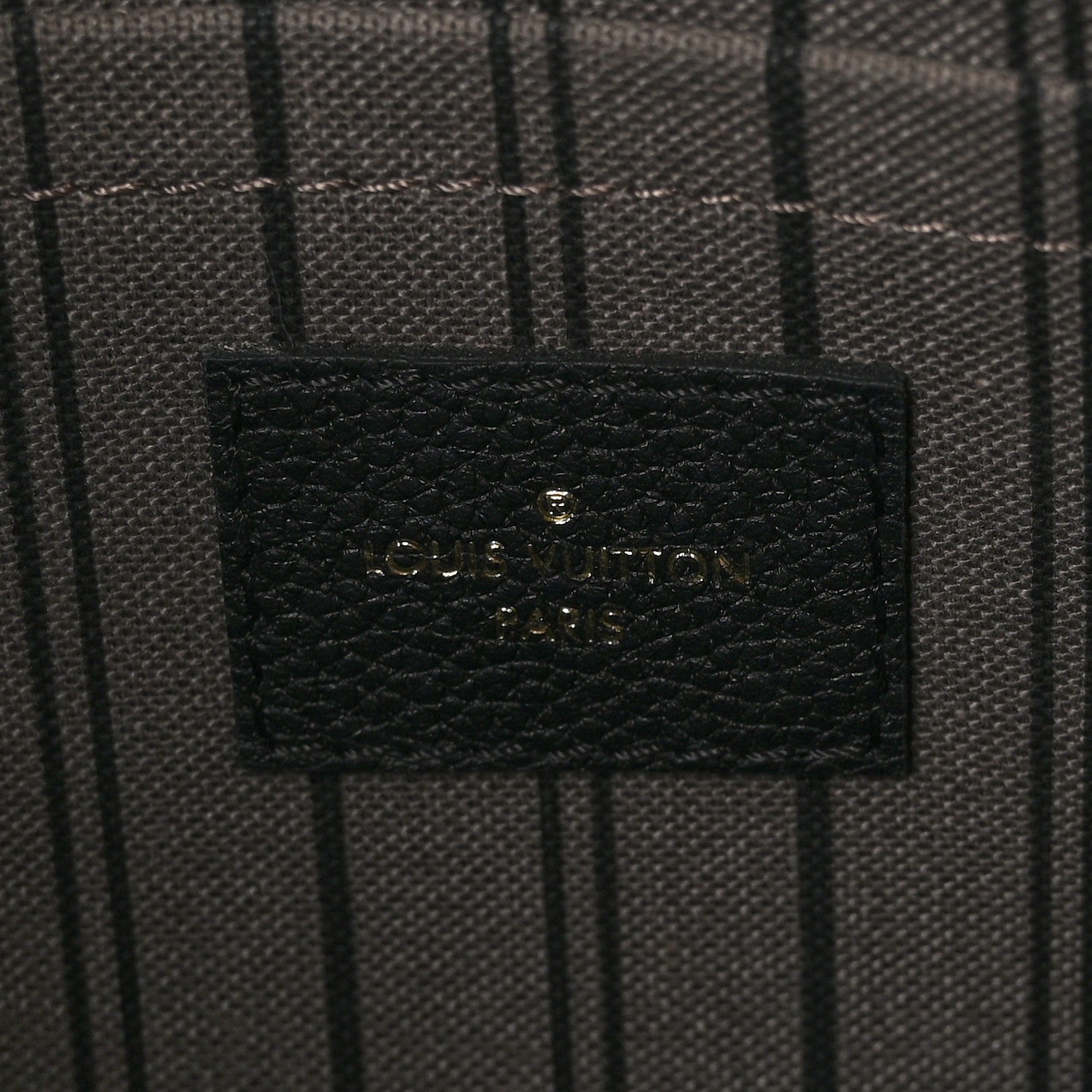 Louis Vuitton LOUIS VUITTON Empreinte Montaigne MM Black 8 of 10