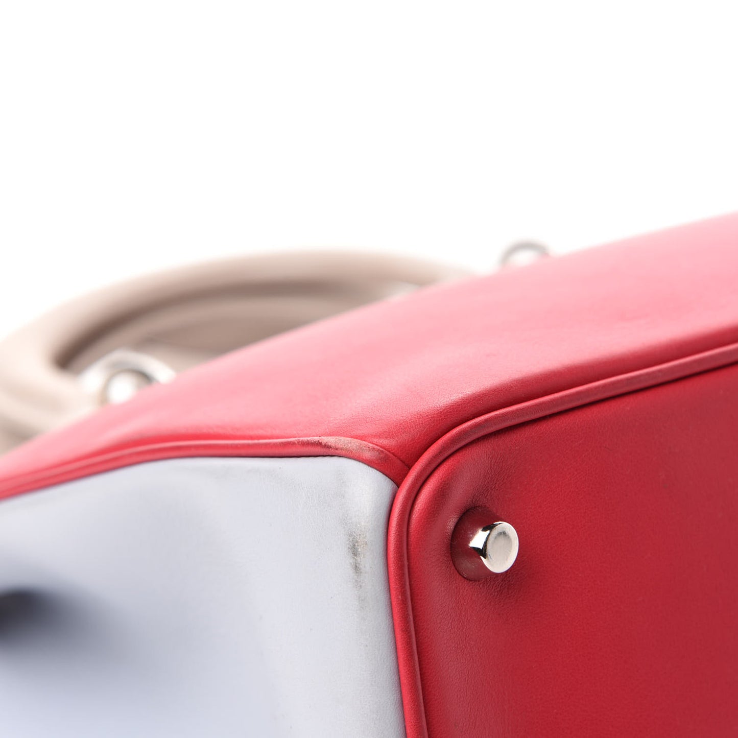 Smooth Calfskin Medium Diorissimo Tote Red