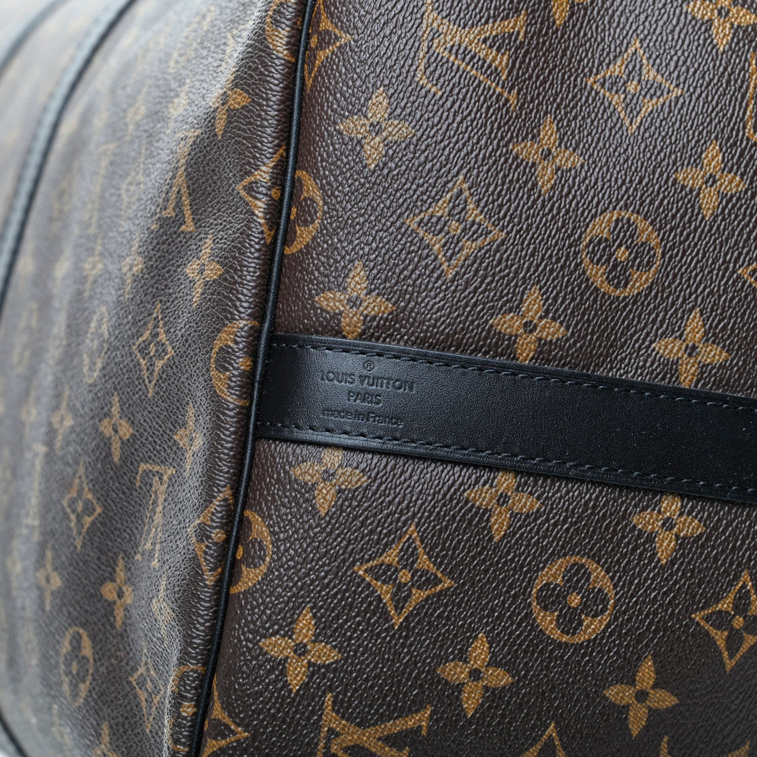 Louis Vuitton Monogram Macassar Keepall Bandouliere 55 7 of 9