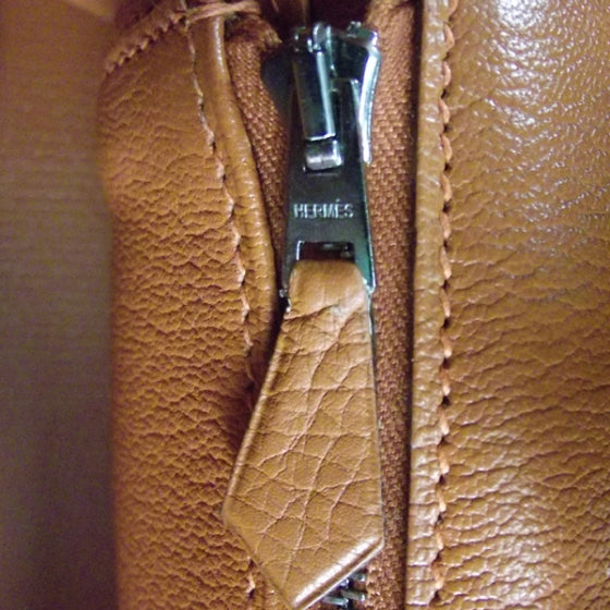 Taurillon Clemence Birkin 35 Orange