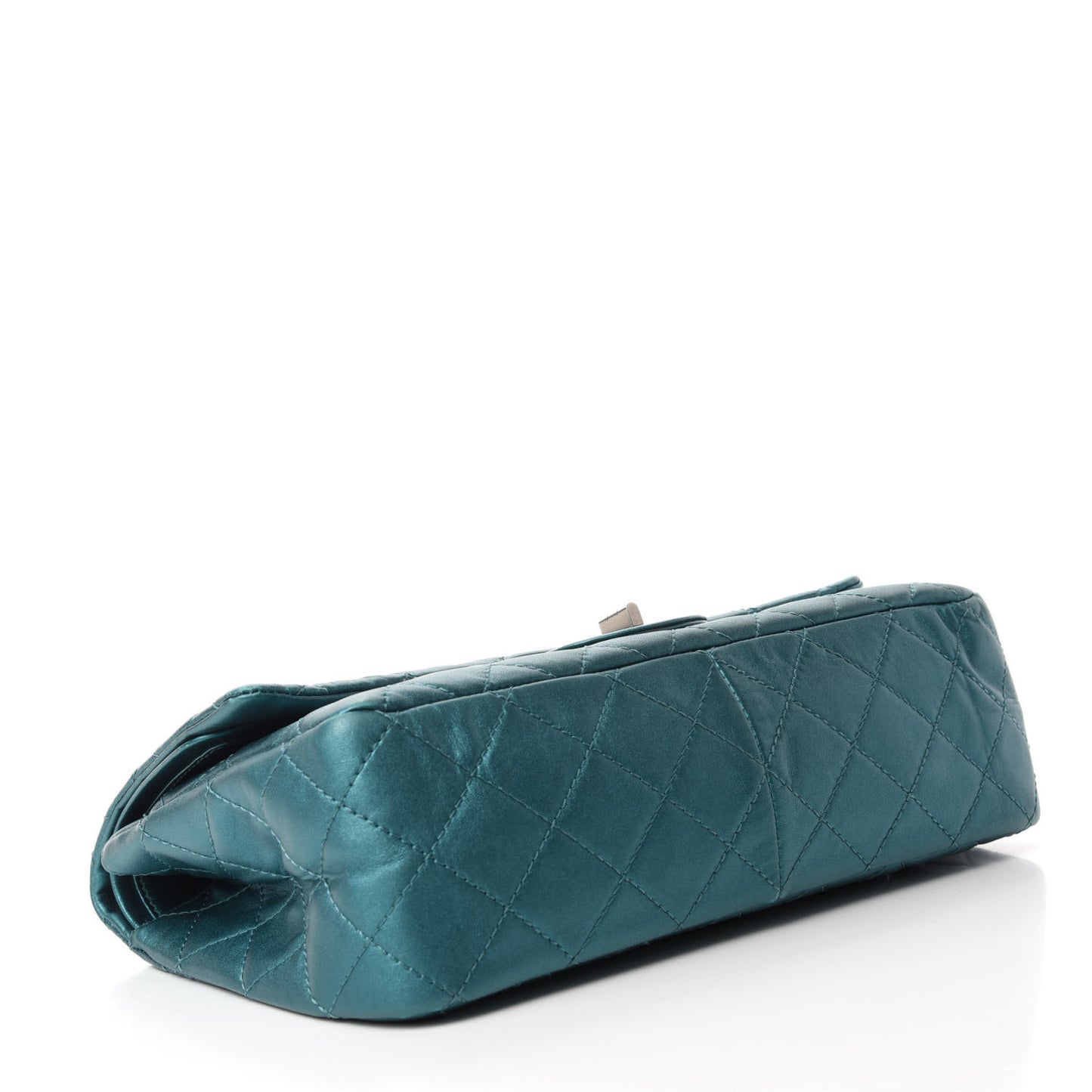 Metallic Calfskin Quilted 2.55 Reissue 227 Flap Turquoise