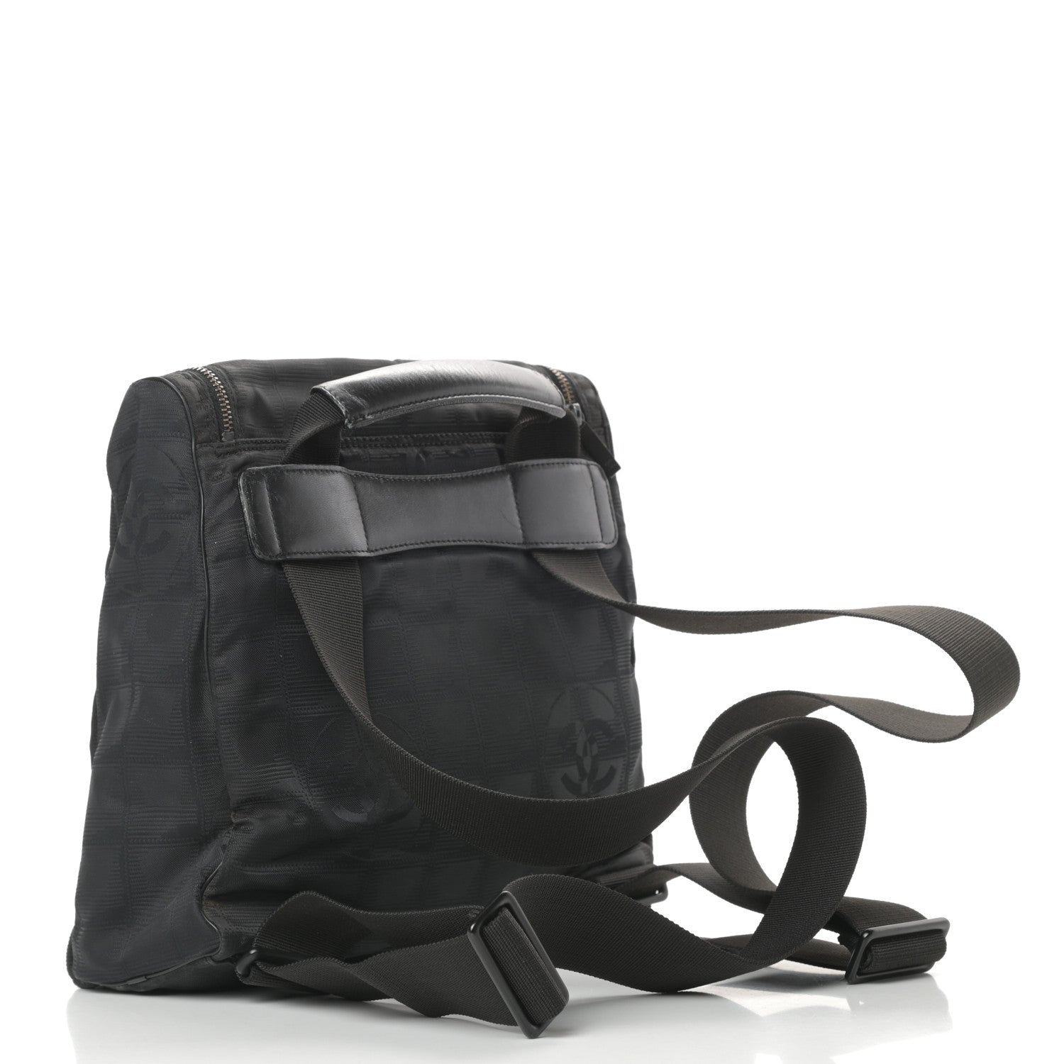 Chanel Nylon Travel Backpack Black 3 of 15