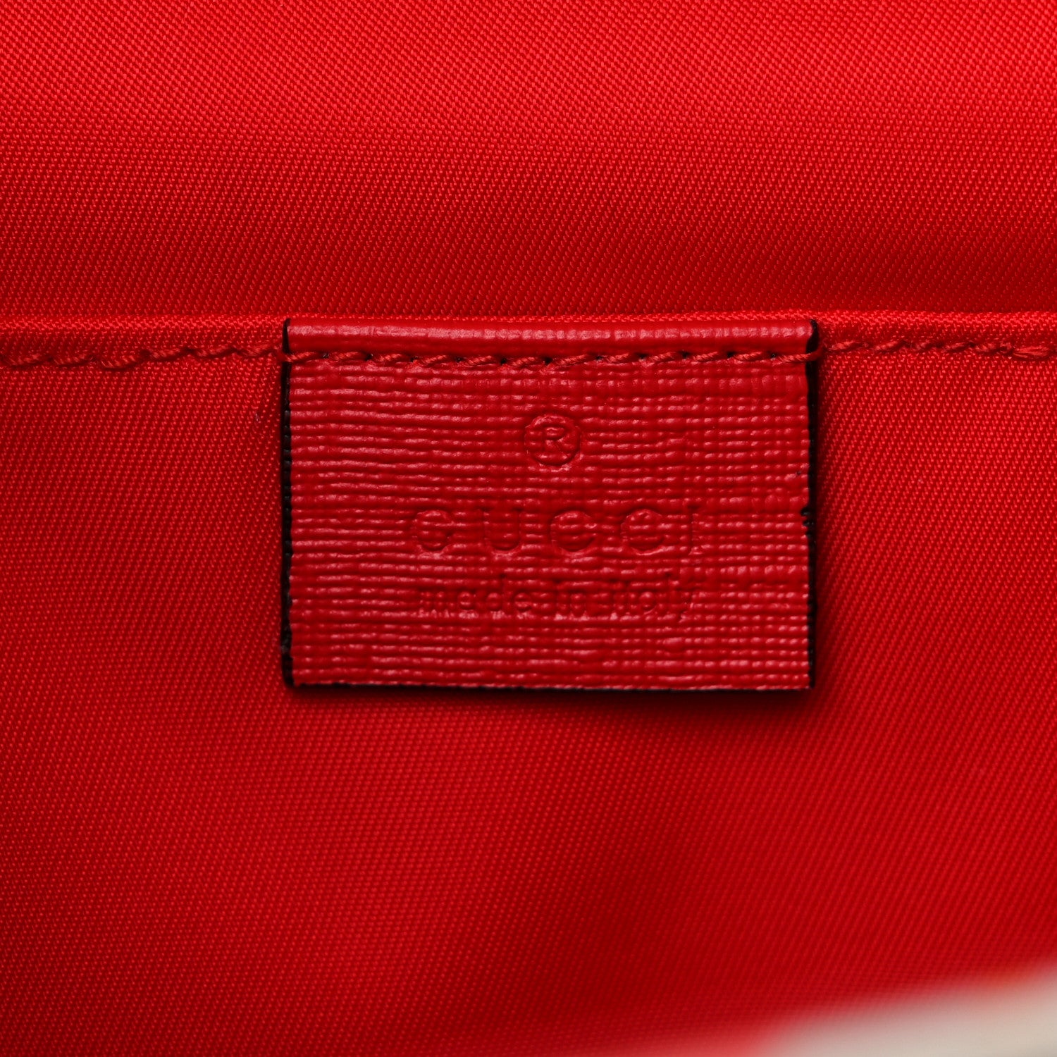 Gucci Coated Canvas Childrens Heart Buckle Top Handle Red 6 of 10