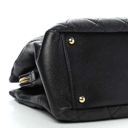 Chanel Caviar Quilted Timeless CC Soft Tote Black 8 of 9