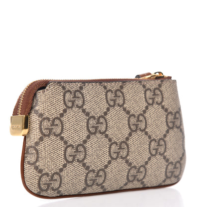 Gucci GG Supreme Monogram Key Case Brown 3 of 7