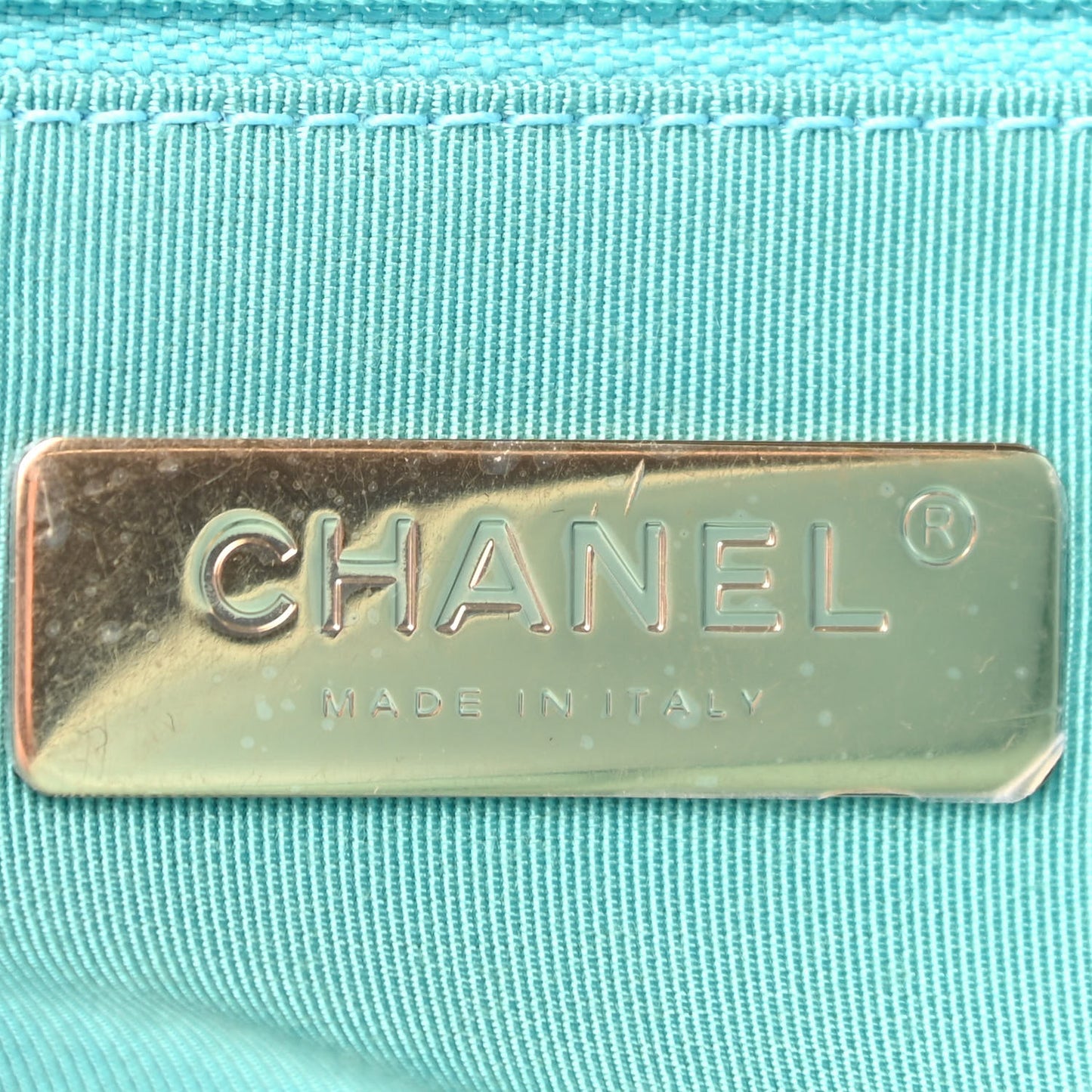 Shiny Lambskin Quilted Medium Chanel 19 Flap Light Blue