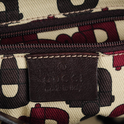 Gucci Guccissima Medium Abbey Shoulder Bag Chocolate 6 of 7