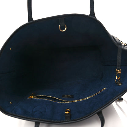 Louis Vuitton Empreinte Monogram Giant Neverfull MM Black 6 of 10