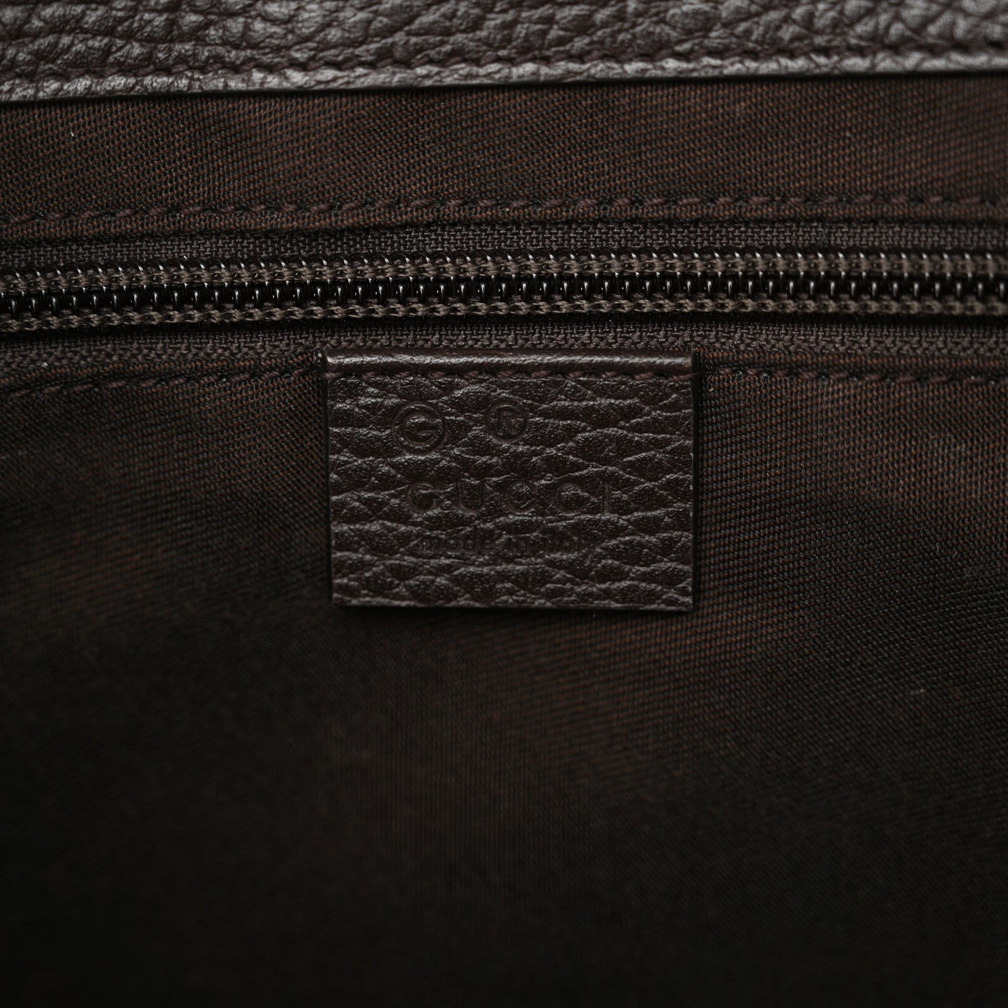 Monogram Flap Messenger Bag Beige Dark Brown