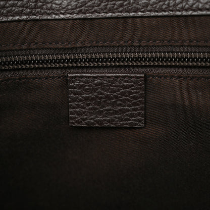 Gucci Monogram Flap Messenger Bag Beige Dark Brown 6 of 14