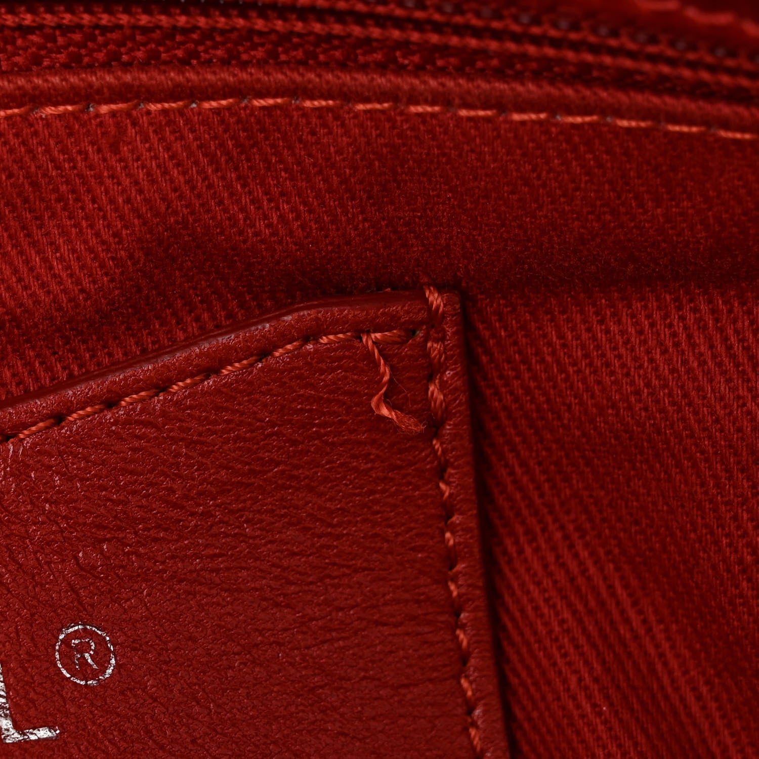 Chanel Glazed Calfskin Quilted Large Just Mademoiselle Bowling Bag Red 15 of 15