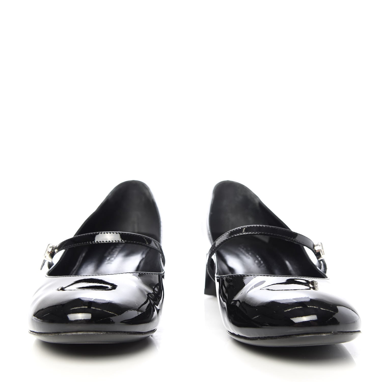 Louis Vuitton Patent Uniformes Silhouette 40mm Pumps 36.5 Black 2 of 9