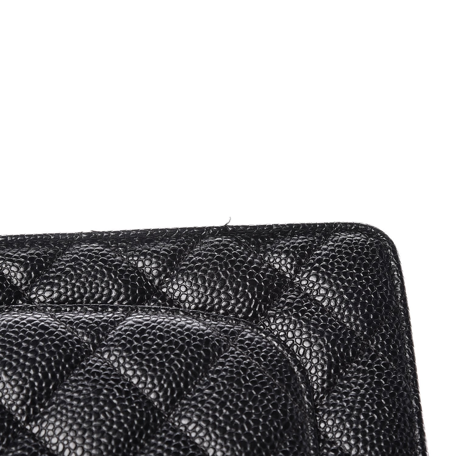 Chanel Caviar Quilted Wallet On Chain WOC Black 11 of 12