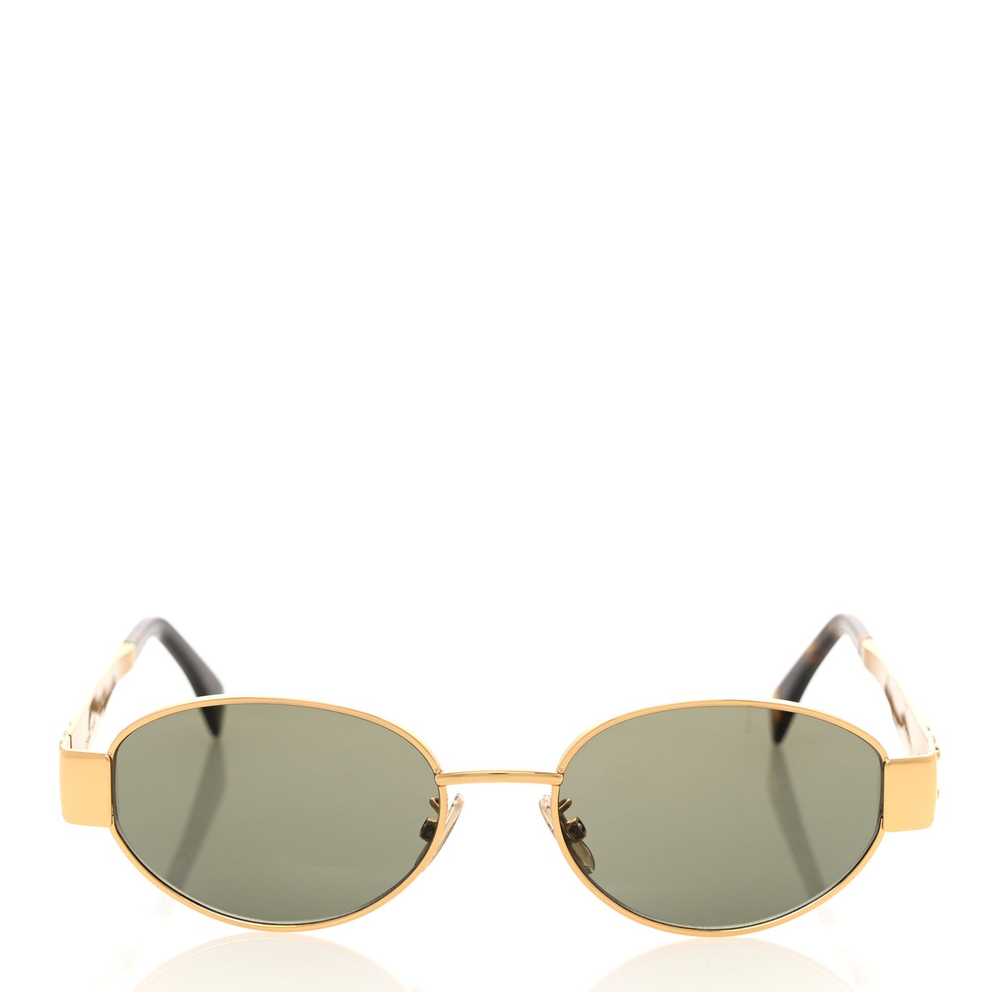 Metal Triomphe 01 Sunglasses CL40235U Gold Green