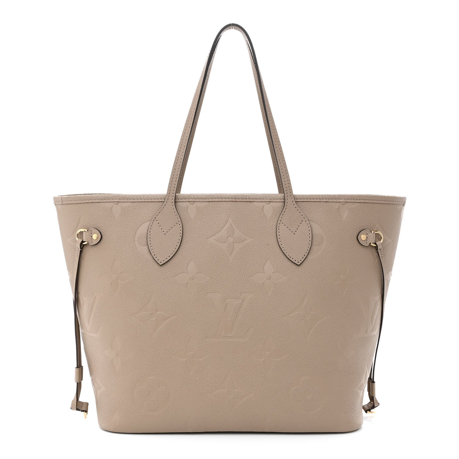 Louis Vuitton Empreinte Monogram Giant Neverfull MM Tourterelle 3 of 11