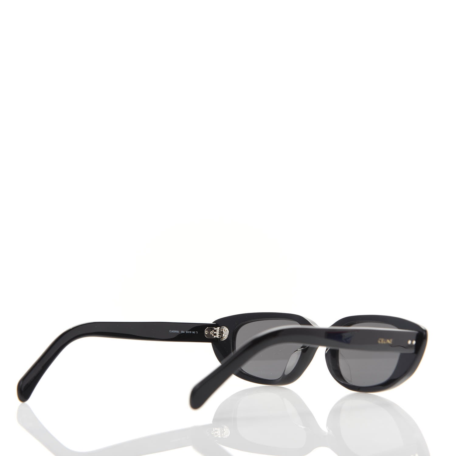 Celine Acetate Cat Eye Sunglasses CL40095U Black 4 of 6