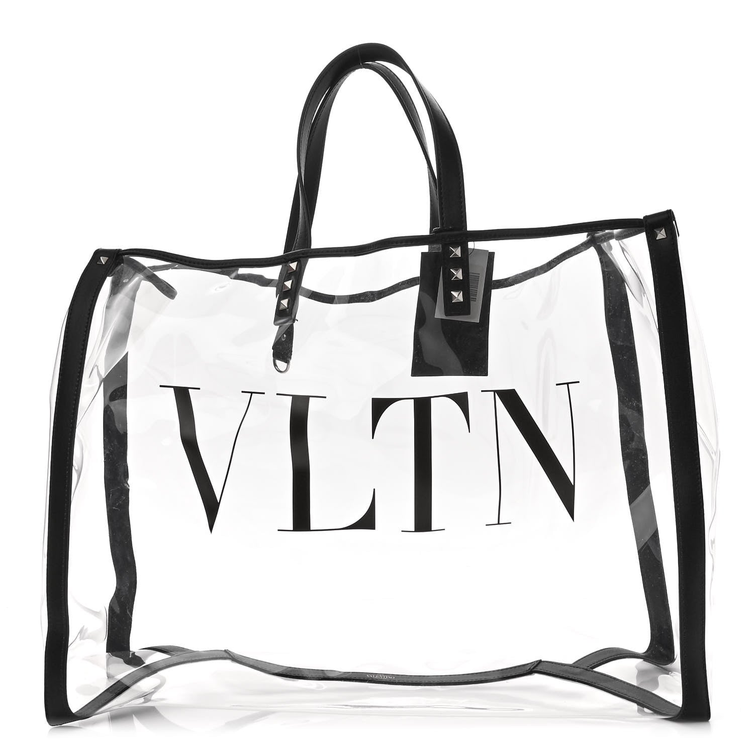Valentino Garavani Plexy VLTN Large Shopping Bag Transparent 3 of 9