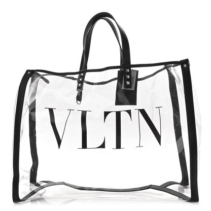 Valentino Garavani Plexy VLTN Large Shopping Bag Transparent 3 of 9