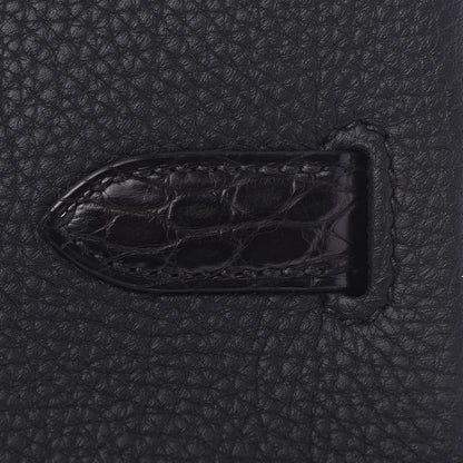 Hermes Togo Matte Alligator Birkin Touch 30 Black 9 of 35