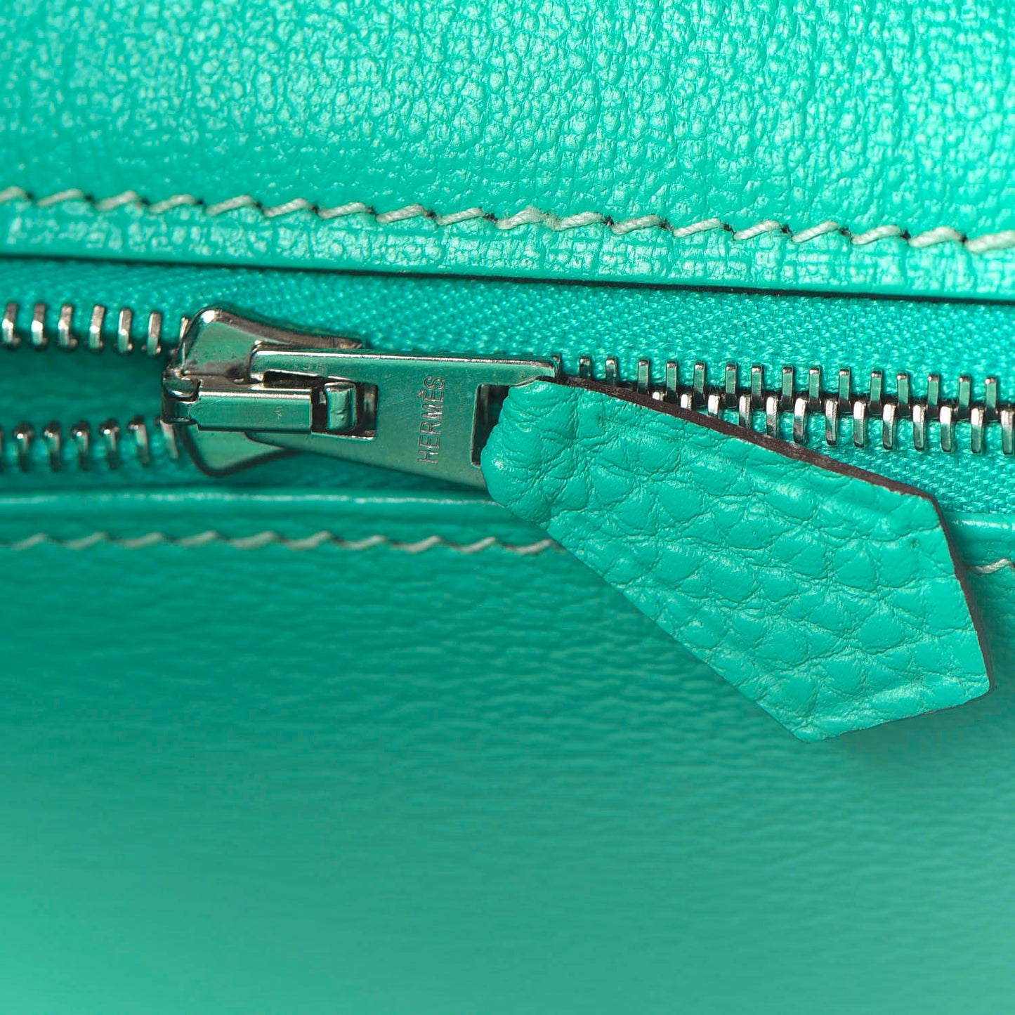 Togo Birkin 35 Bleu Paon