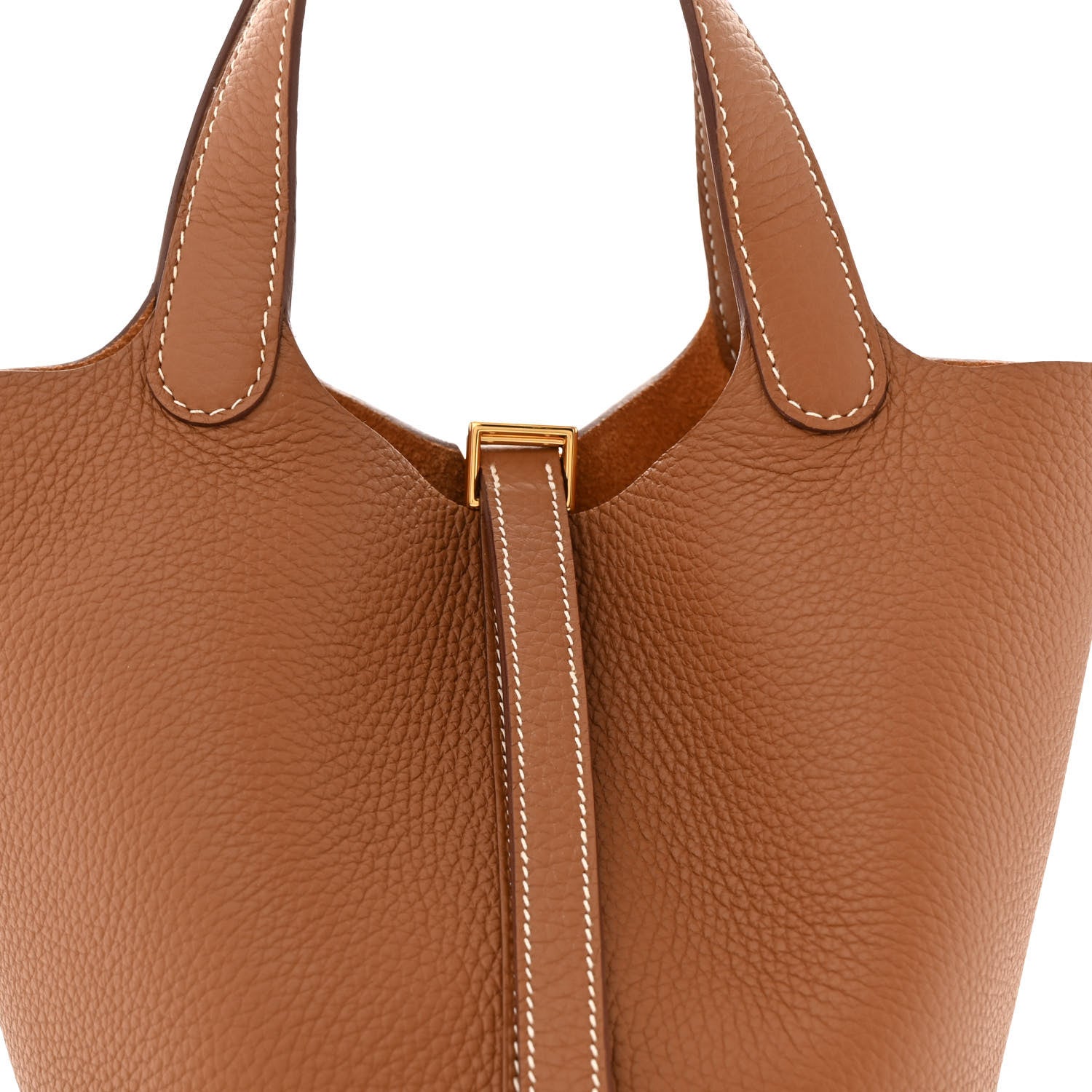 Hermes Taurillon Clemence Picotin Lock 18 PM Gold 8 of 11