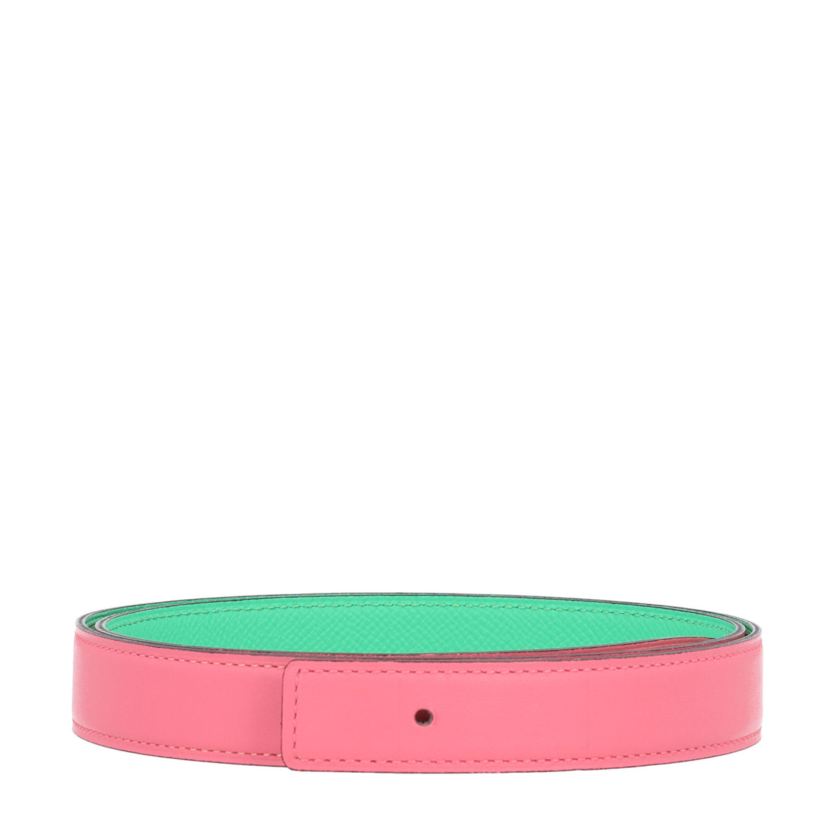 Hermes Swift Epsom 24mm Mini Constance H Belt 90 36 Menthe Rose Azalee 1 of 6