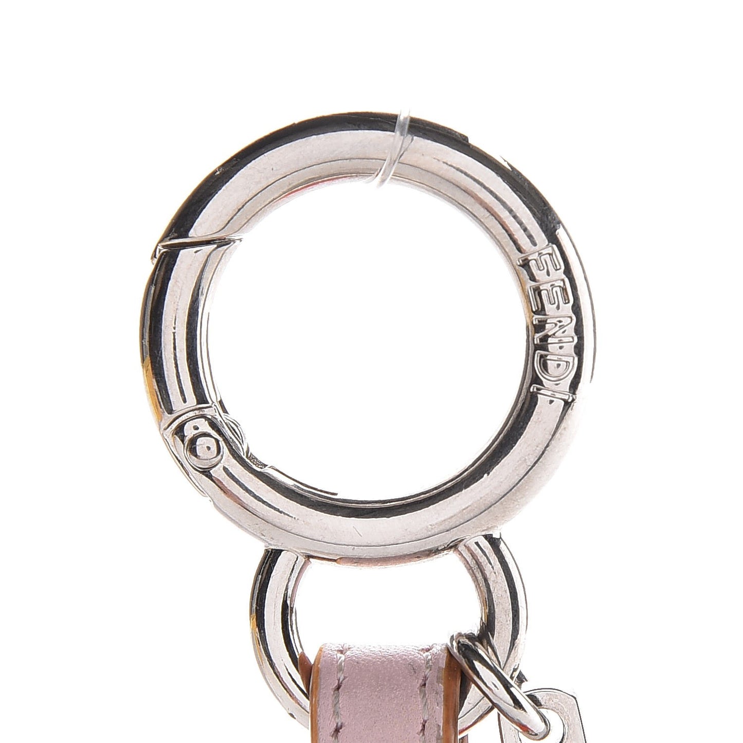 Mink Fur Calfskin Fun Fair Bag Charm Multicolor