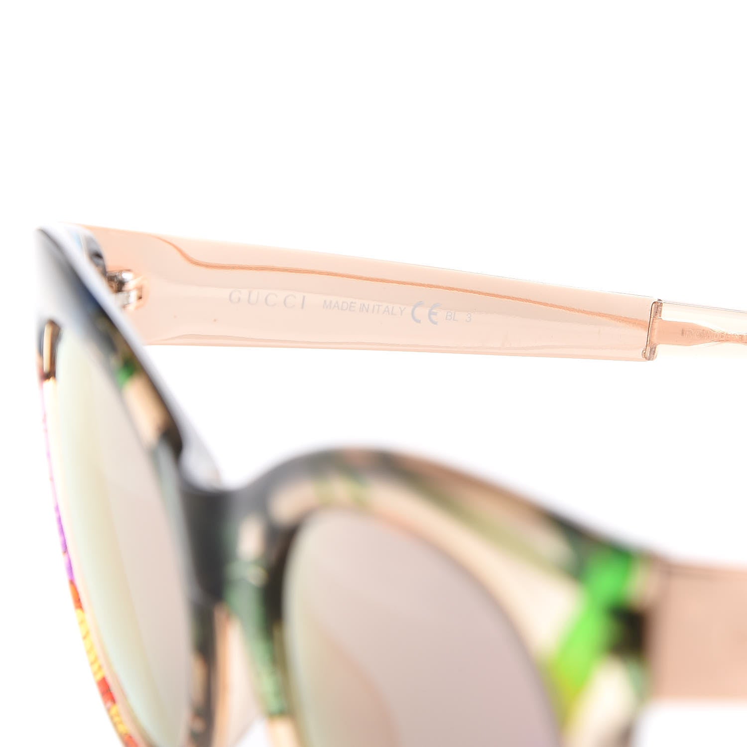 Gucci Cat Eye Floral Print Sunglasses GG 3740/S Multicolor 6 of 8