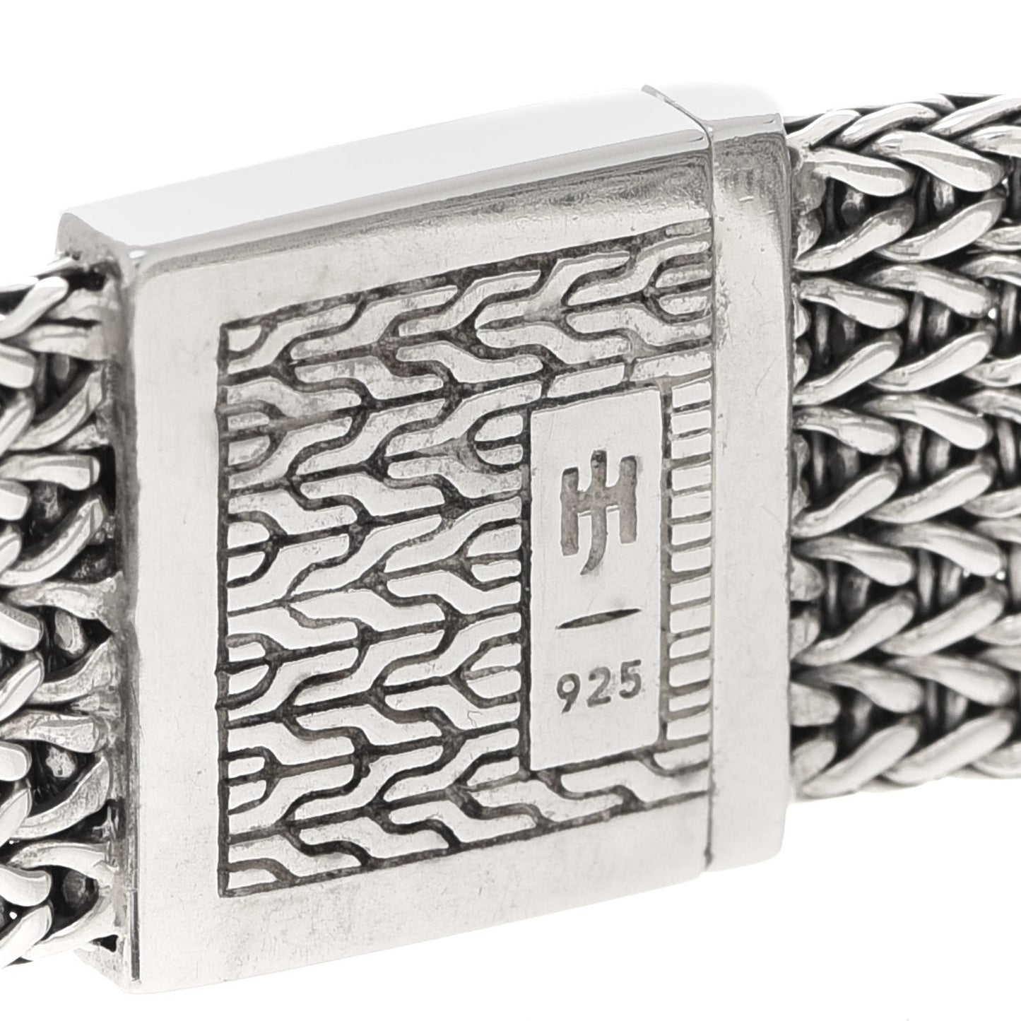Sterling Silver 15mm Rata Chain Bracelet