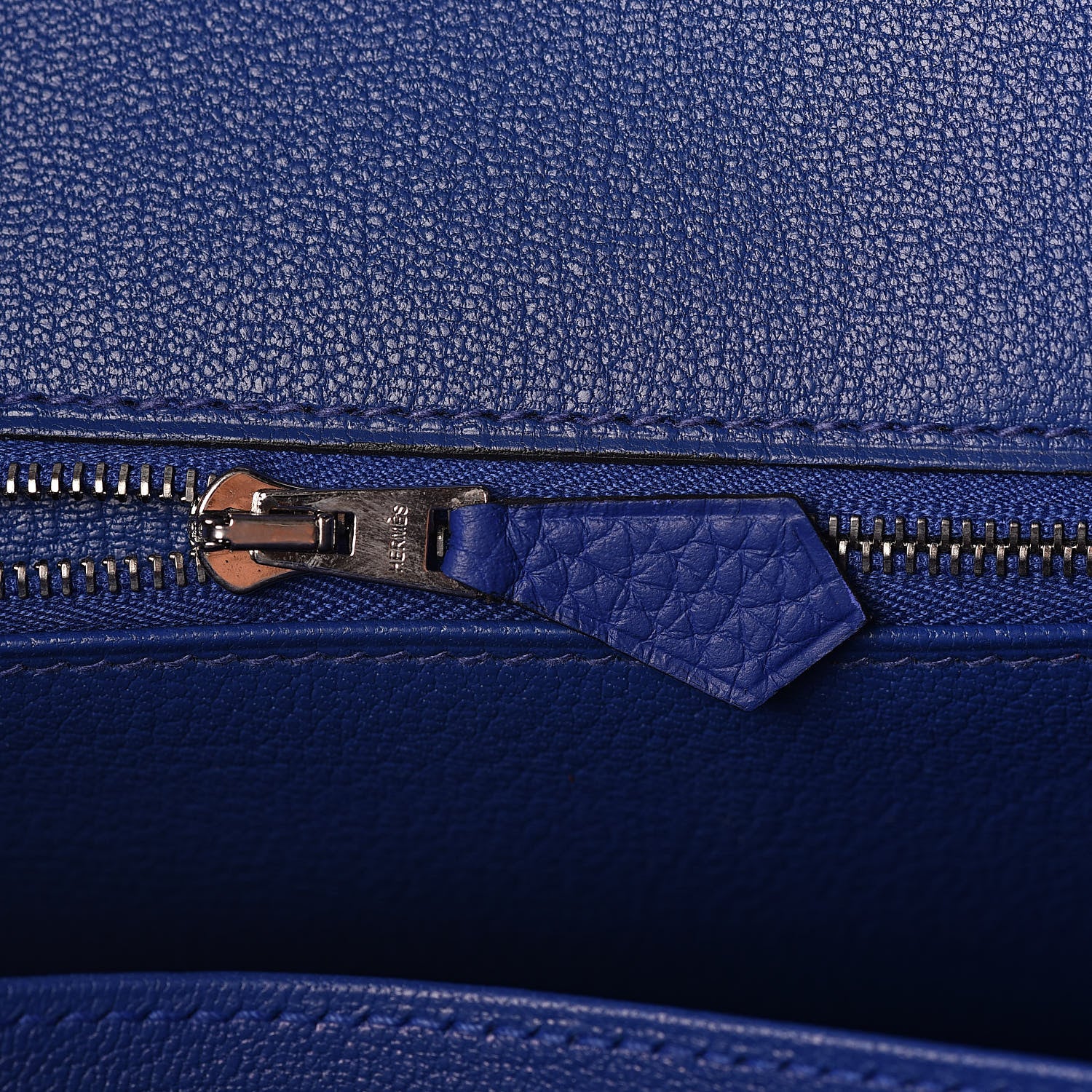 Hermes Togo Birkin 35 Bleu Electrique 15 of 31